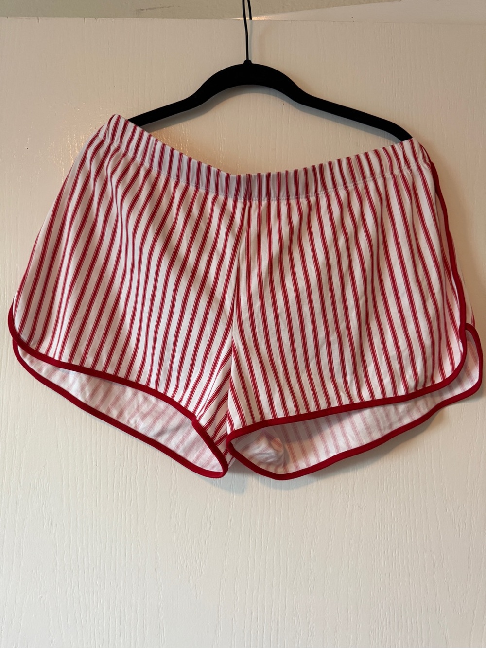 Meri Meri Red & White Striped Lounge Shorts